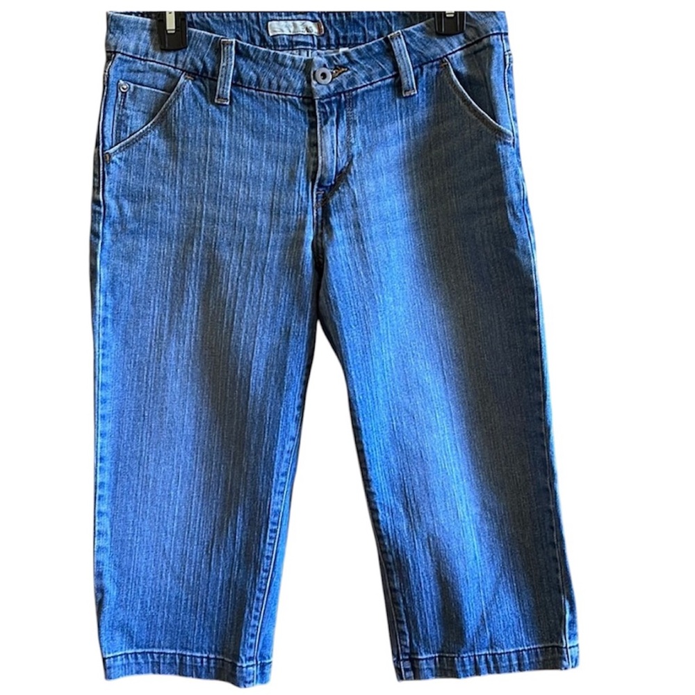 Levi’s 545 Denim Capri Cropped Stretch Jeans sz 6